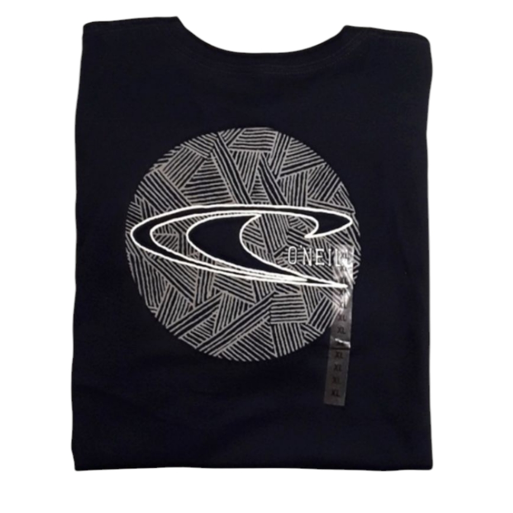 🆕️O'Neill Graphic Shortsleeve Navy Blue Crewneck T-Shirt. Men's Size: XL.